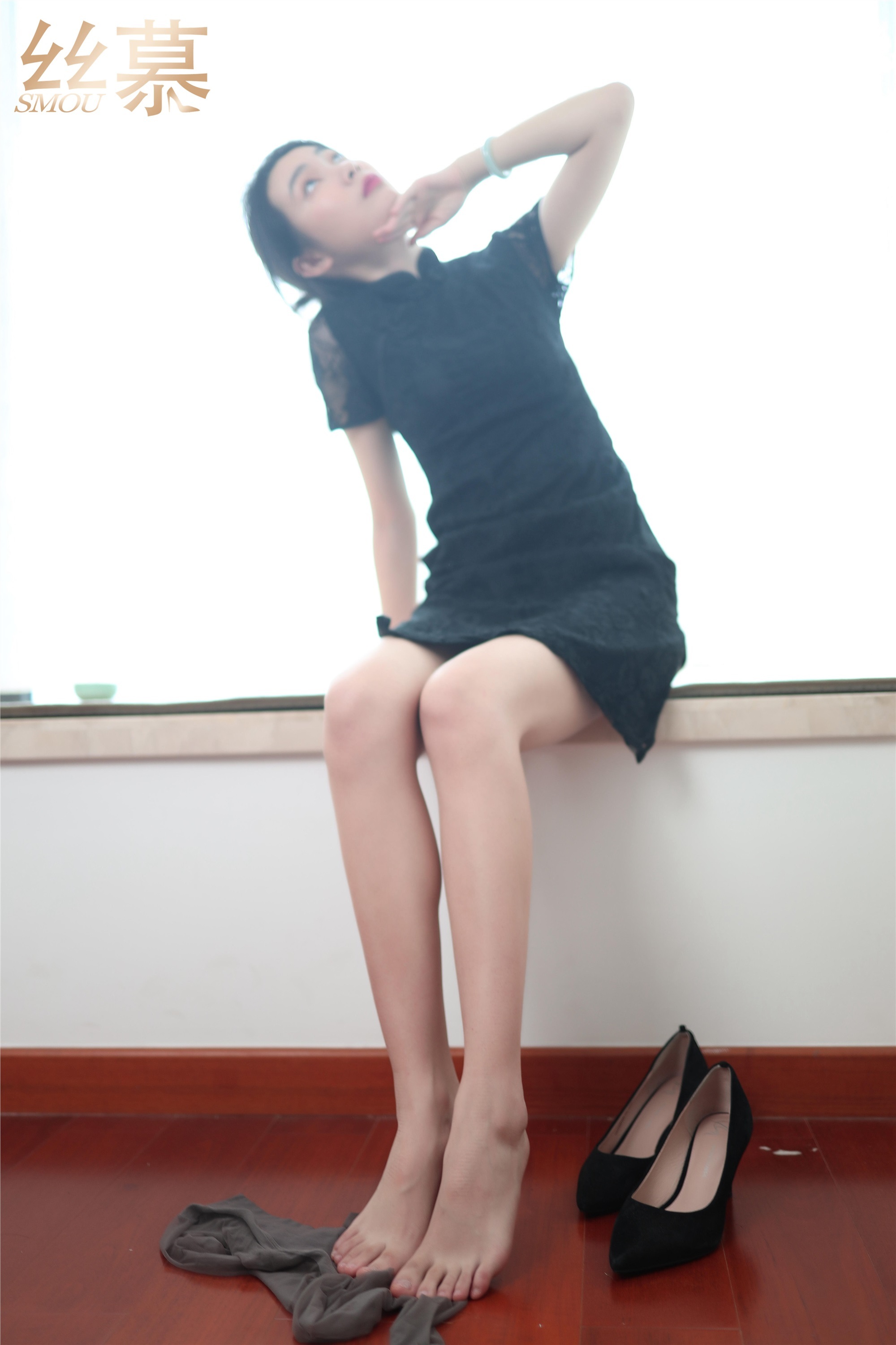 丝慕写真 特写集 TX035 可儿《踩丝茶艺师-可儿》